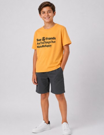Tricou Zara, portocaliu