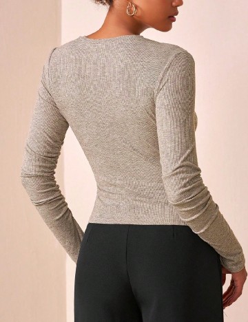 Bluza SHEIN, maro deschis