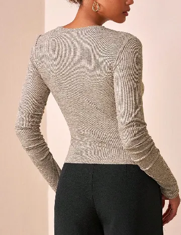 Bluza SHEIN, maro deschis