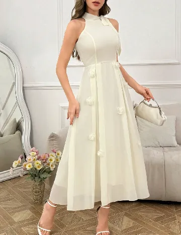 Rochie lunga SHEIN, galben deschis