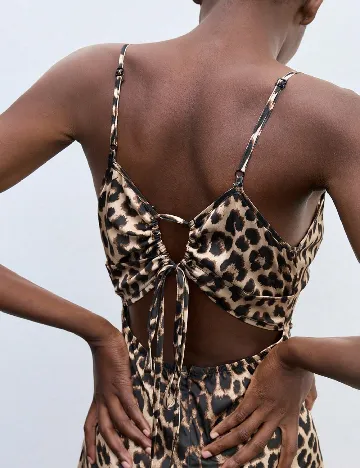 Rochie medie SHEIN, animal print