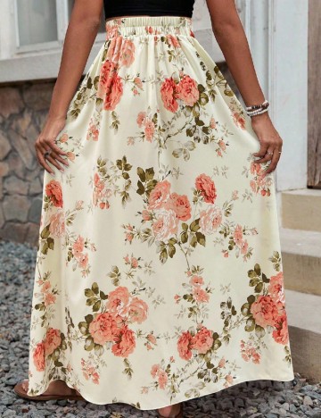 Fusta SHEIN, floral print
