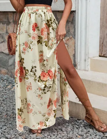 Fusta SHEIN, floral print