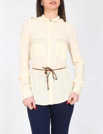Camasa Bershka, galben
