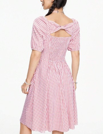 Rochie scurta Romwe, roz
