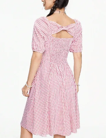 Rochie scurta Romwe, roz