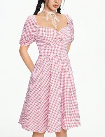 Rochie scurta Romwe, roz