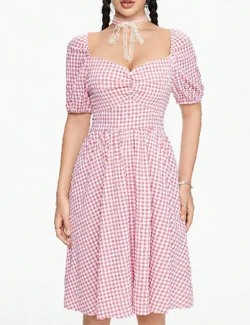 Rochie scurta Romwe, roz
