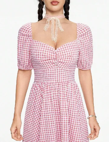 Rochie scurta Romwe, roz
