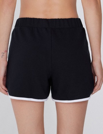 Pantaloni scurti Tezenis, negru/alb