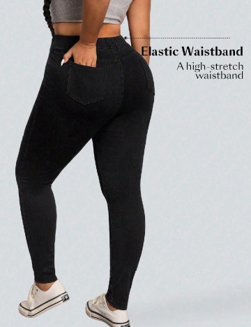 Pantaloni SHEIN CURVE, negru
