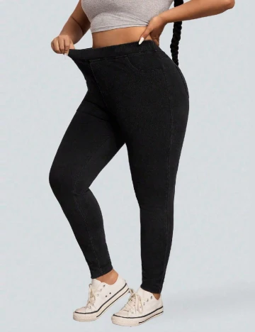 Pantaloni SHEIN CURVE, negru