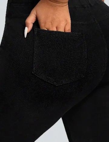 Pantaloni SHEIN CURVE, negru