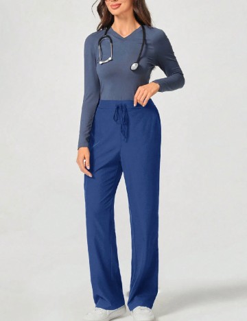 Pantaloni SHEIN, bleumarin
