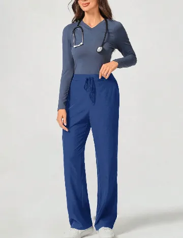 Pantaloni SHEIN, bleumarin