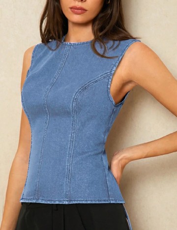 Top SHEIN, albastru