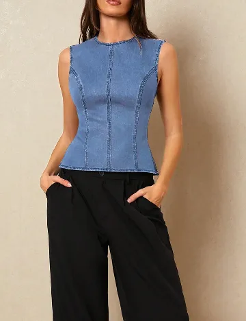 Top SHEIN, albastru