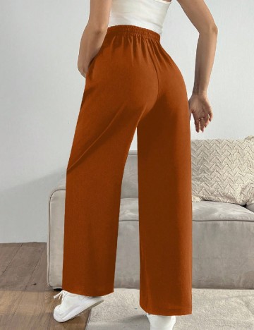 Pantaloni SHEIN Maternity, caramiziu