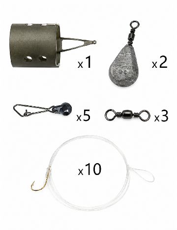 Set accesorii pescuit Max Ranger, mix culori