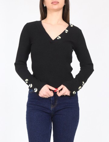 Bluza Bershka, negru