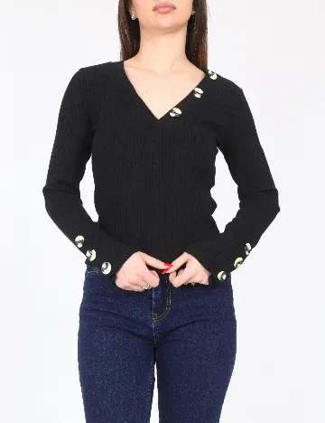 Bluza Bershka, negru