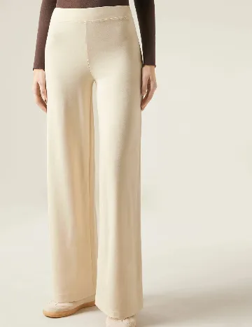 Pantaloni Calzedonia, crem