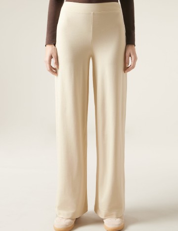 Pantaloni Calzedonia, crem