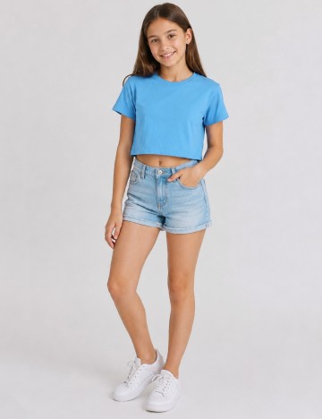 Top Zara, albastru