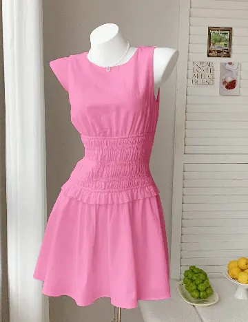 Rochie scurta SHEIN, roz