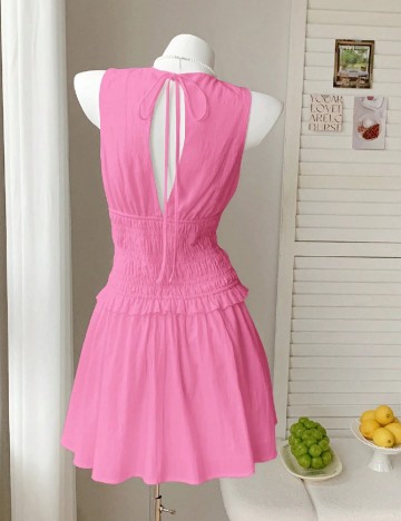 Rochie scurta SHEIN, roz