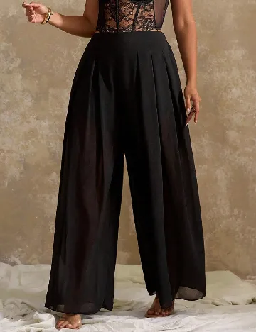 Pantaloni SHEIN CURVE, negru