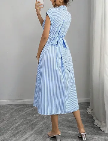 Rochie medie SHEIN Maternity, albastru