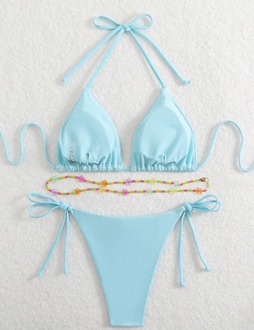 Costum de baie SHEIN, bleu