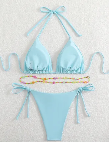 Costum de baie SHEIN, bleu