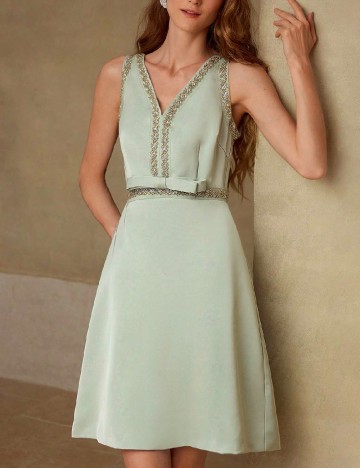Rochie scurta MOTF, verde