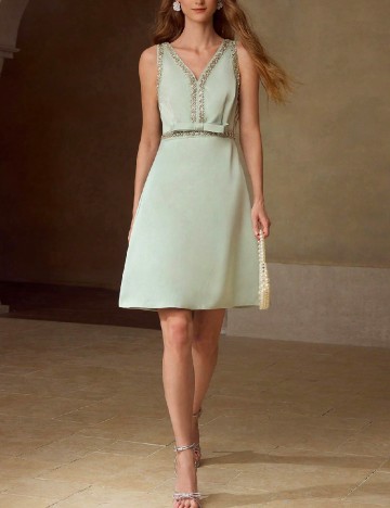 Rochie scurta MOTF, verde