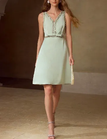 Rochie scurta MOTF, verde