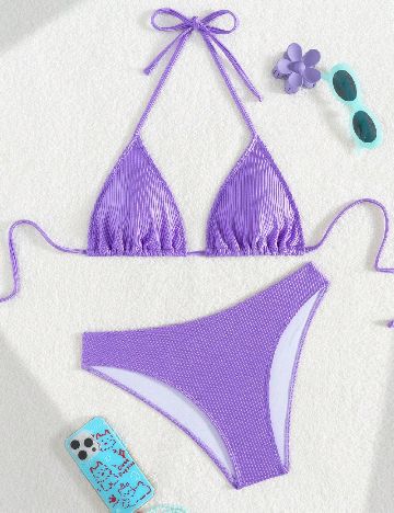Costum de baie SHEIN, mov