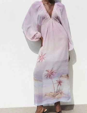 Rochie de plaja SHEIN, roz