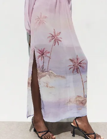 Rochie de plaja SHEIN, roz