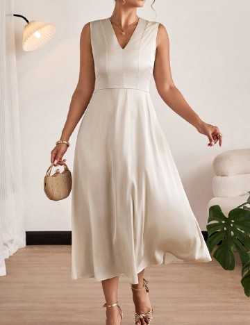 Rochie medie SHEIN CURVE, bej