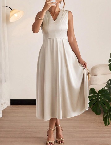 Rochie medie SHEIN CURVE, bej