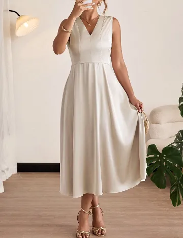 Rochie medie SHEIN CURVE, bej