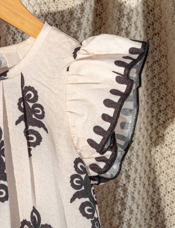 Bluza Shein Kids, crem