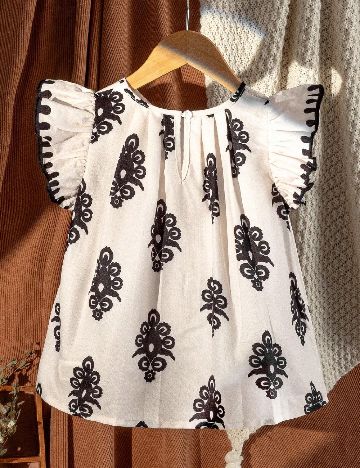 Bluza Shein Kids, crem