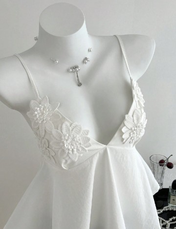Top SHEIN, alb