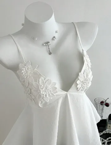 Top SHEIN, alb