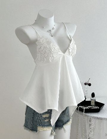 Top SHEIN, alb
