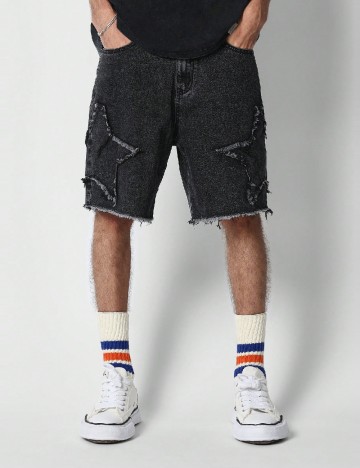 Pantaloni scurti SHEIN, negru