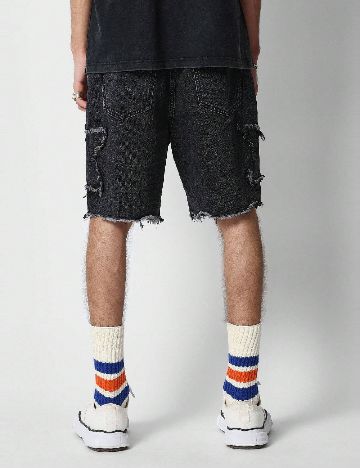 Pantaloni scurti SHEIN, negru
